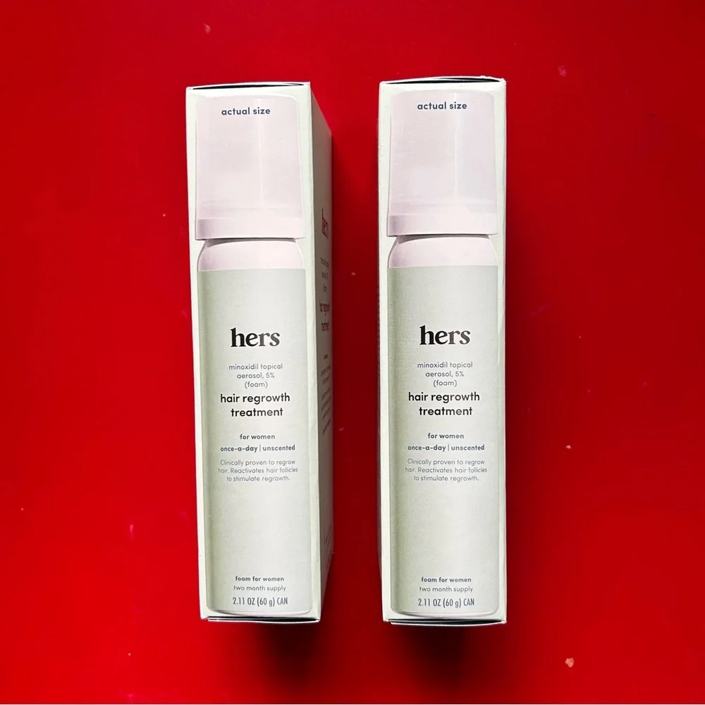 Hers Minoxidil Hair Regrowth Treatment for Women - Foam - Picture 7 of 9